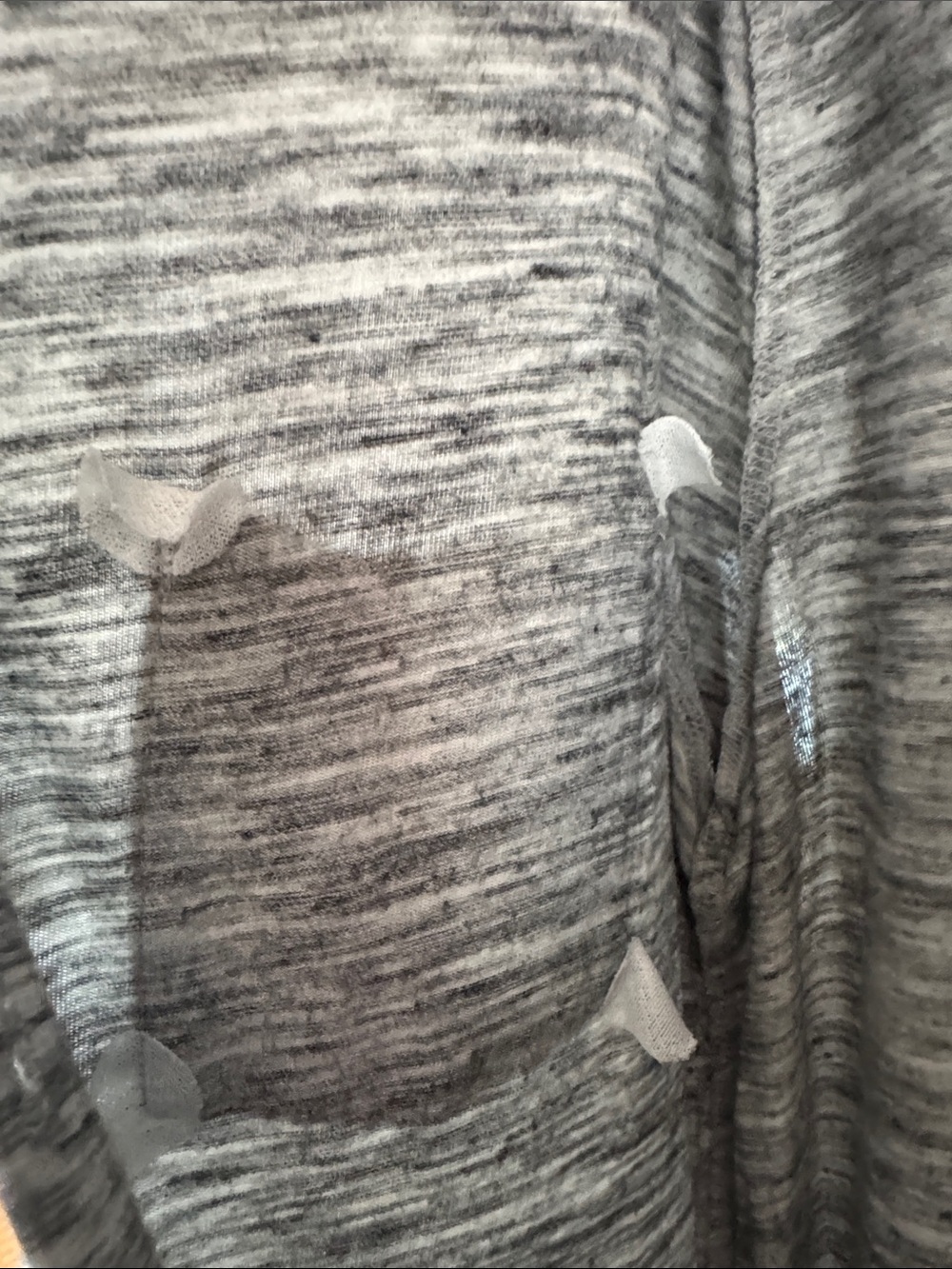EUC Merona XL Heather Gray Soft Knit Top/Shacket So Soft! Button down Pockets - Picture 6 of 8